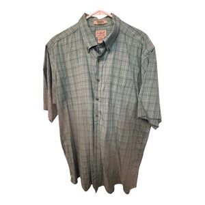 L.L. Bean Men's Casual Blue Checkered Shirt